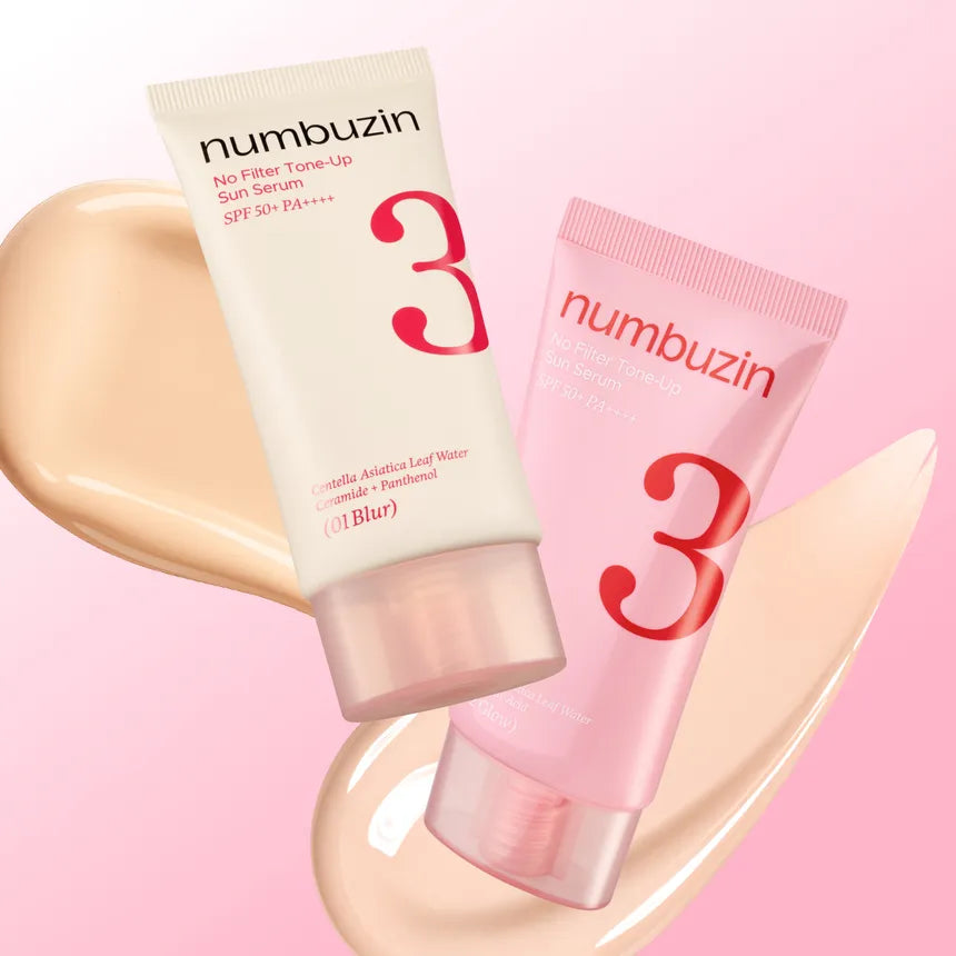 نمبوزين، سيروم تون أب واقي شمس بدون فلتر 02 جلو، عامل حماية SPF50+، 50 مل