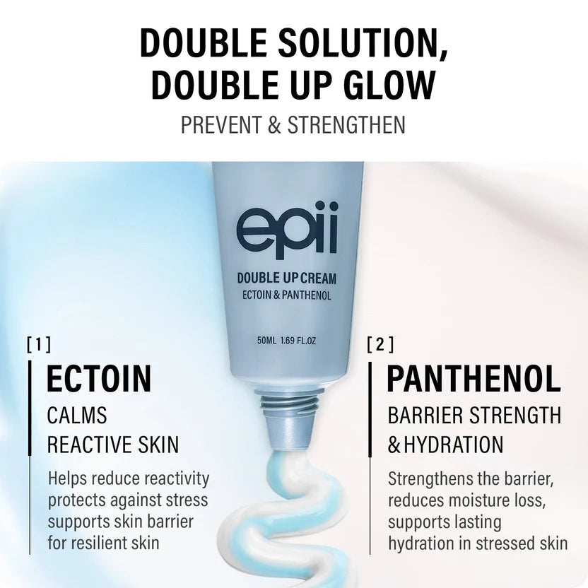 epii, Double Up Cream, Ectoin & Panthenol, 50ml