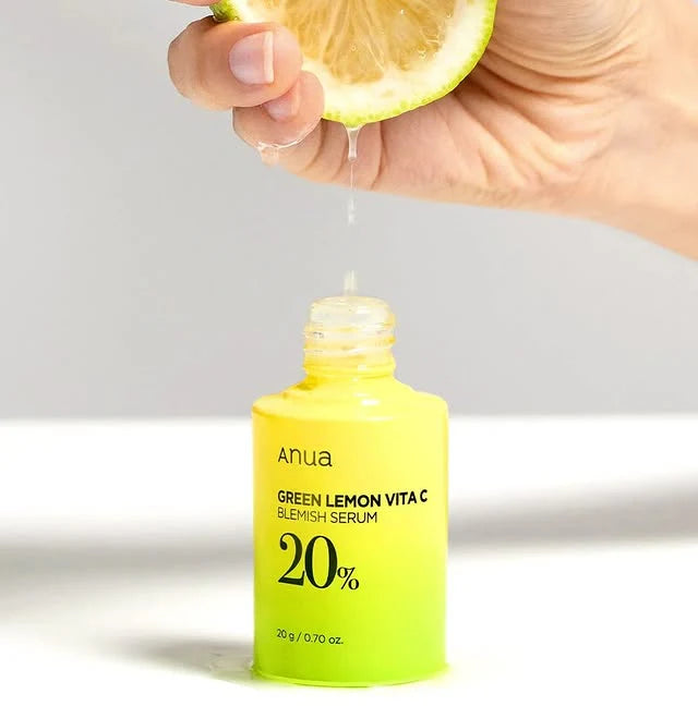 Anua, Green Lemon Vita C, Blemish Serum, 20g
