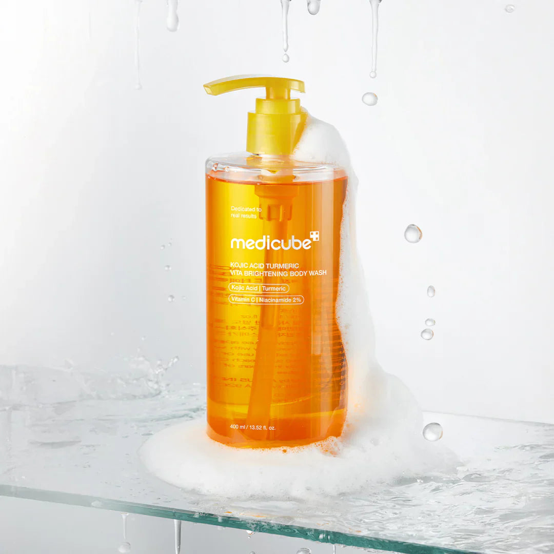 Medicube, Kojic Acid Turmeric Vita Brightening Body Wash, 400ml