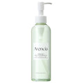A 200 mL clear bottle of Arencia Pore Melt Mochi Cleansing Oil  with a white pump dispenser, shown on a solid white background.