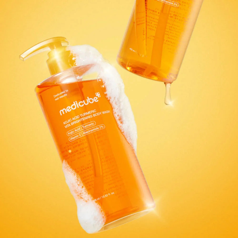 Medicube, Kojic Acid Turmeric Vita Brightening Body Wash, 400ml