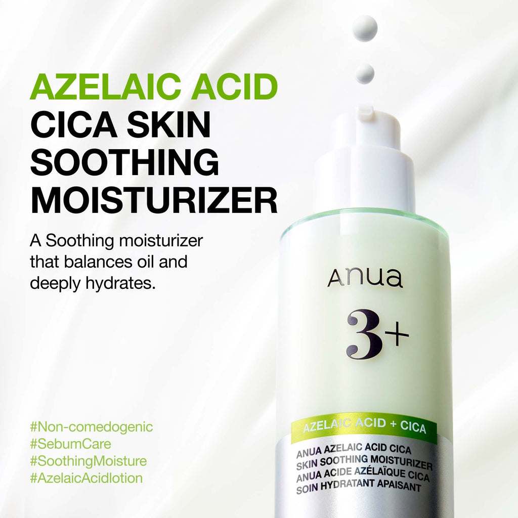Anua, Azelaic Acid Cica Skin Soothing Moisturizer, 100ml