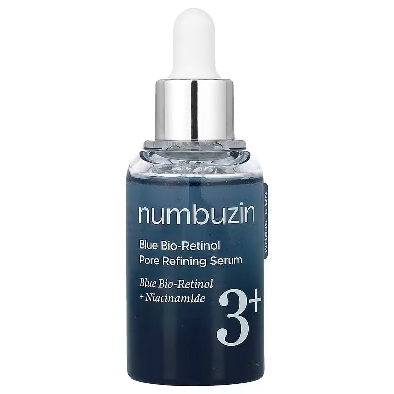 Numbuzin, No.3 Blue Bio-Retinol Pore Refining Serum, 1.01 fl oz (30 ml)