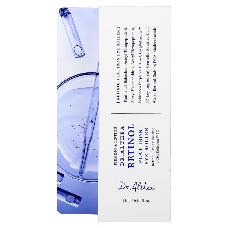 Dr. Althea, Retinol Flat Iron Eye Roller, 0.84 fl oz (25 ml)
