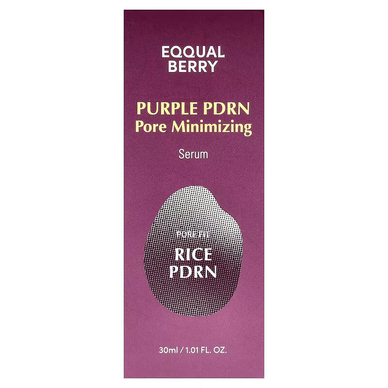 EQQUALBERRY, Purple PDRN Pore Minimizing Serum , 1.01 fl oz (30 ml)
