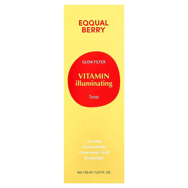 EQQUALBERRY, Vitamin Illuminating Toner, 5.07 fl oz (150 ml)