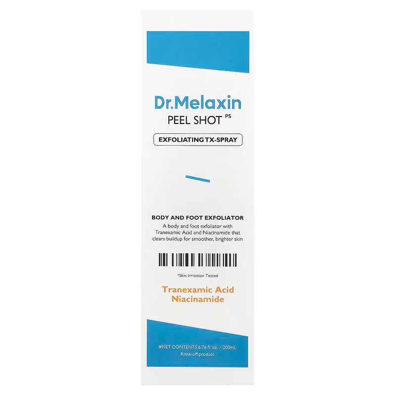 Dr.Melaxin, Peel Shot, Exfoliating TX-Spray, Body & Foot, 200ml