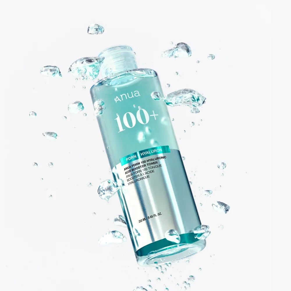 Anua PDRN 100 Hyaluronic Acid Booster Toner on a light background