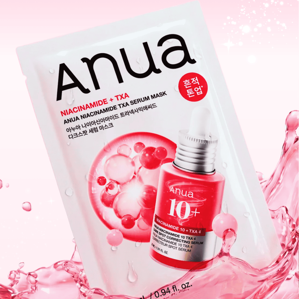 Anua, Niacinamide+TXA، قناع سيروم، 28 مل