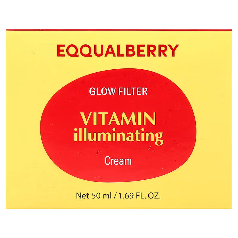 EQQUALBERRY, Vitamin Illuminating Cream, 1.69 fl oz (50 ml)