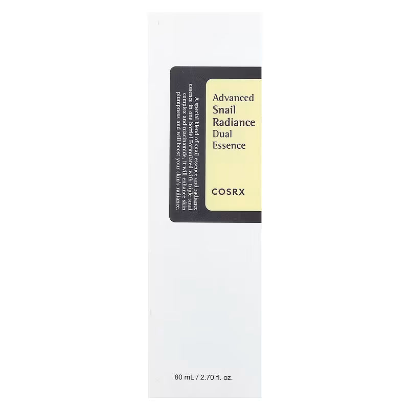 COSRX, Advanced Snail Radiance Dual Essence, 80ml