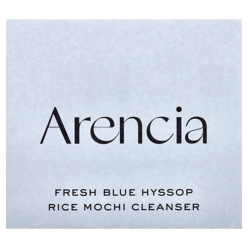 Arencia, Fresh Blue Hyssop Rice Mochi Cleanser, 4.23 oz (120 g)