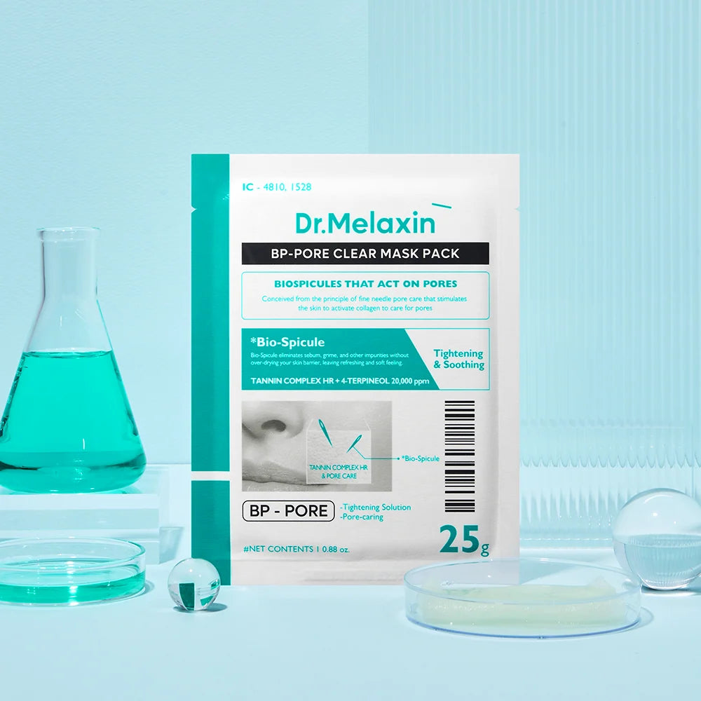 Dr.Melaxin, Pore Clear Beauty Mask Pack, 25g x 5ea