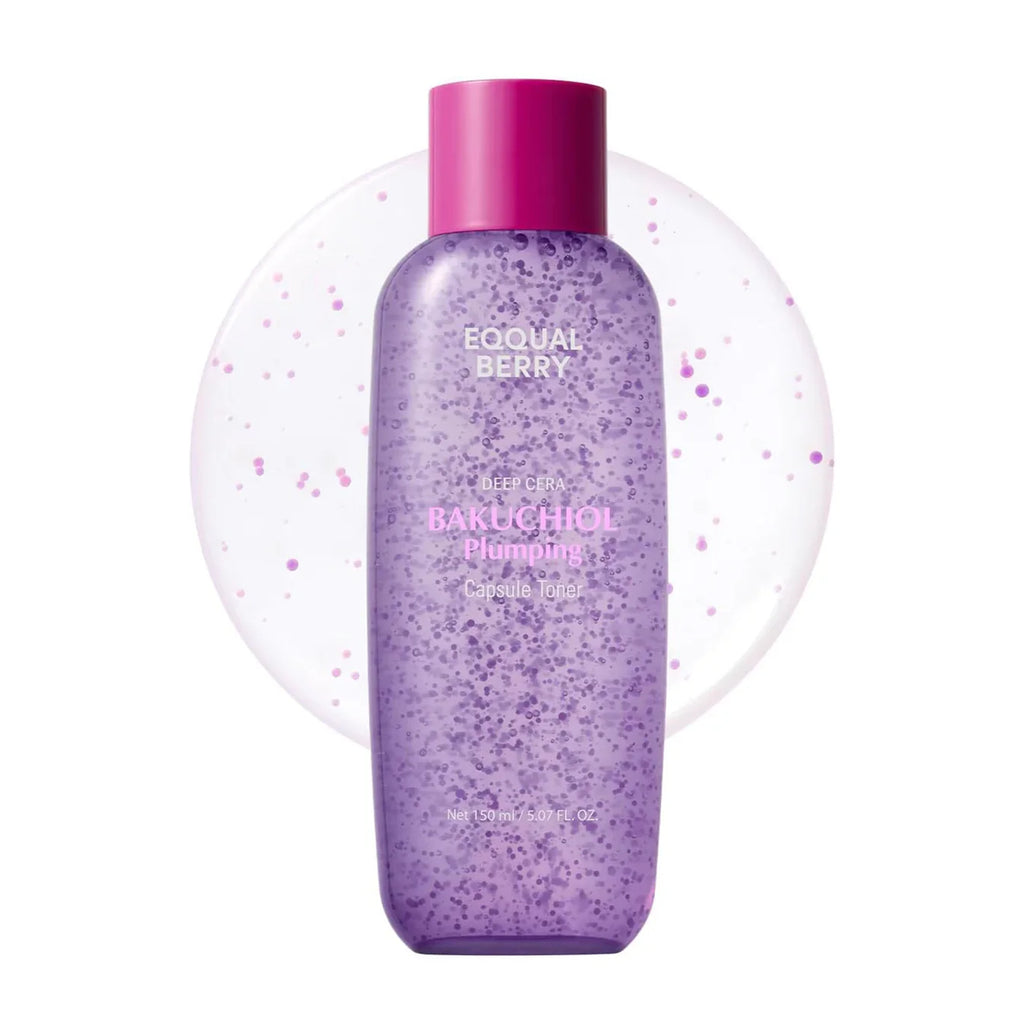 EQQUALBERRY, تونر كبسولات الباكوتشيول المنفخ، 150 مل