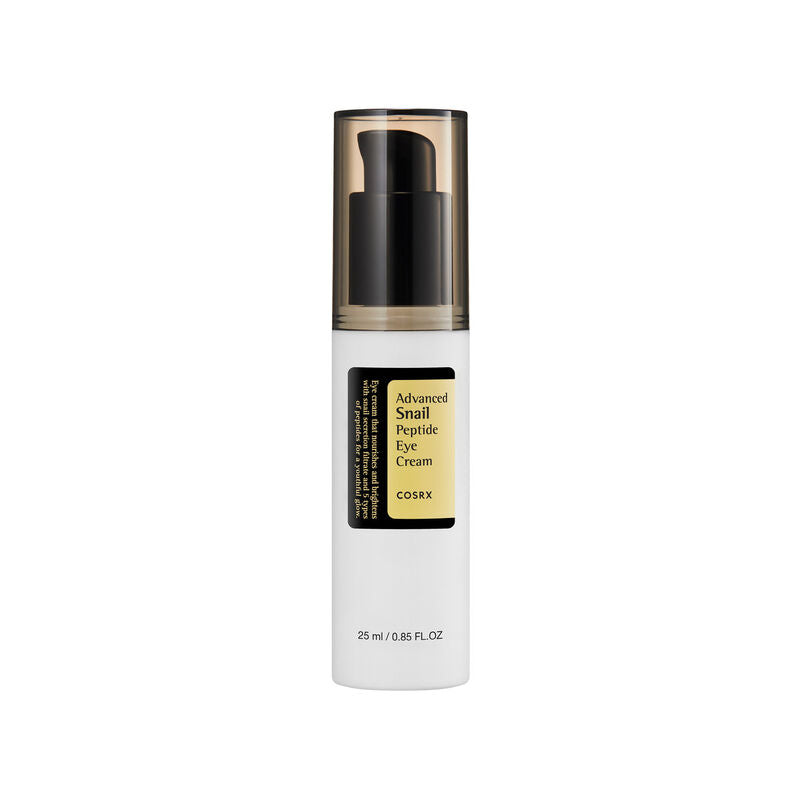CosRX Advanced Snail Peptide Eye Cream bottle on a white background