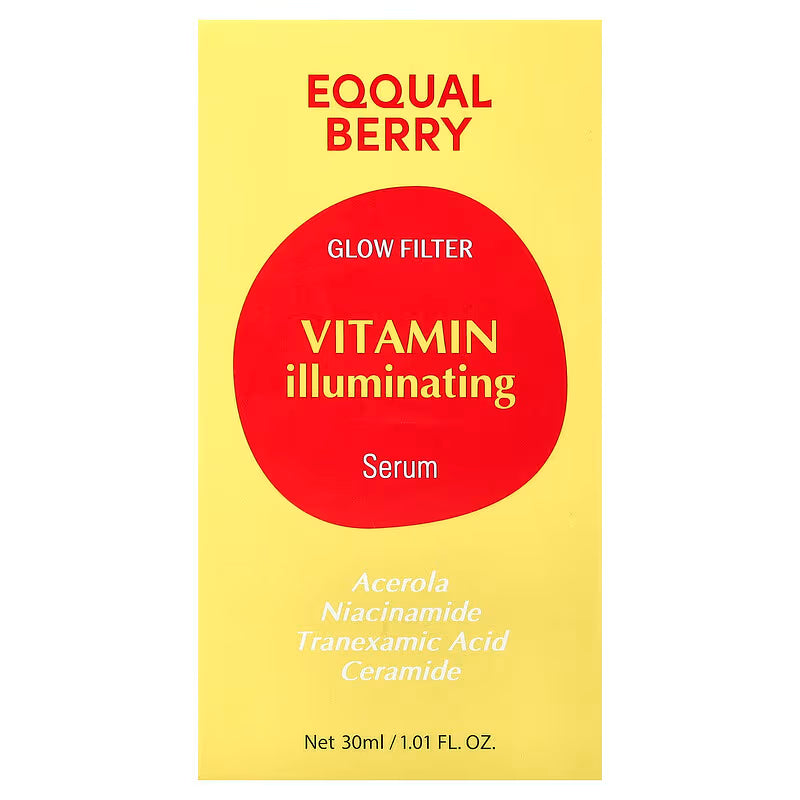 EQQUALBERRY, Vitamin Illuminating Serum, 1.01 fl oz (30 ml)