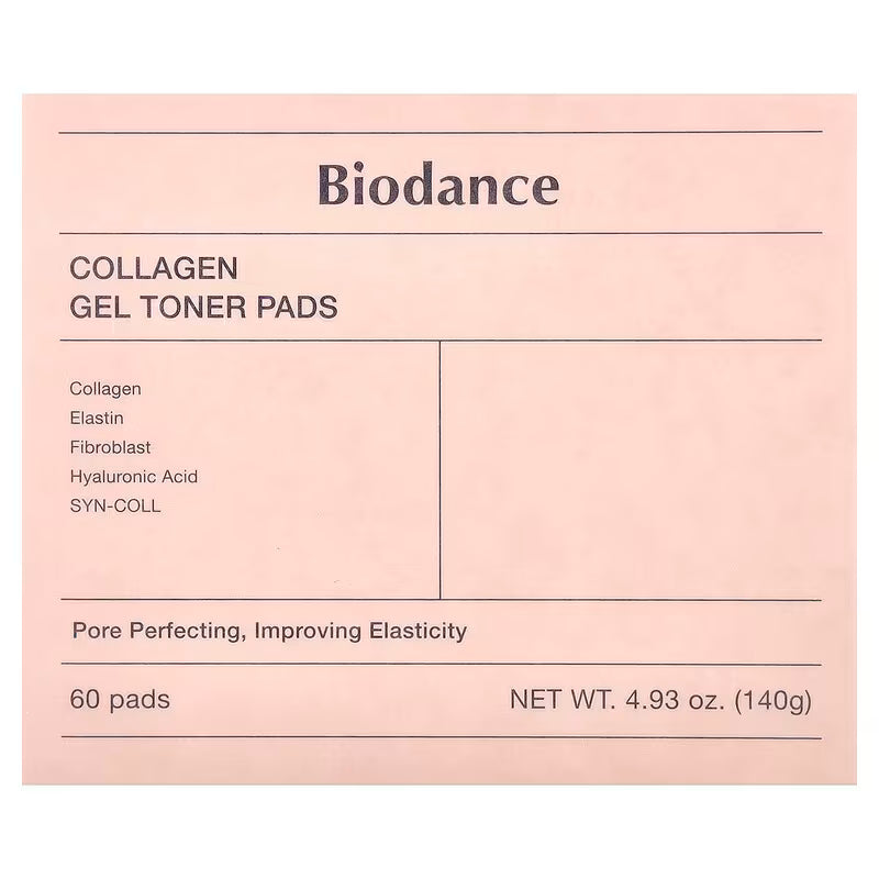 Biodance, Collagen Gel Toner Pads, 60 Pads