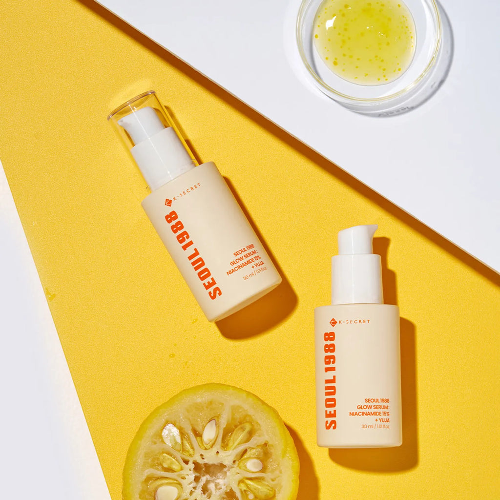 K-SECRET, Seoul 1988 Cream Glow Serum, Niacinamide 15%+Yuja, 30ml