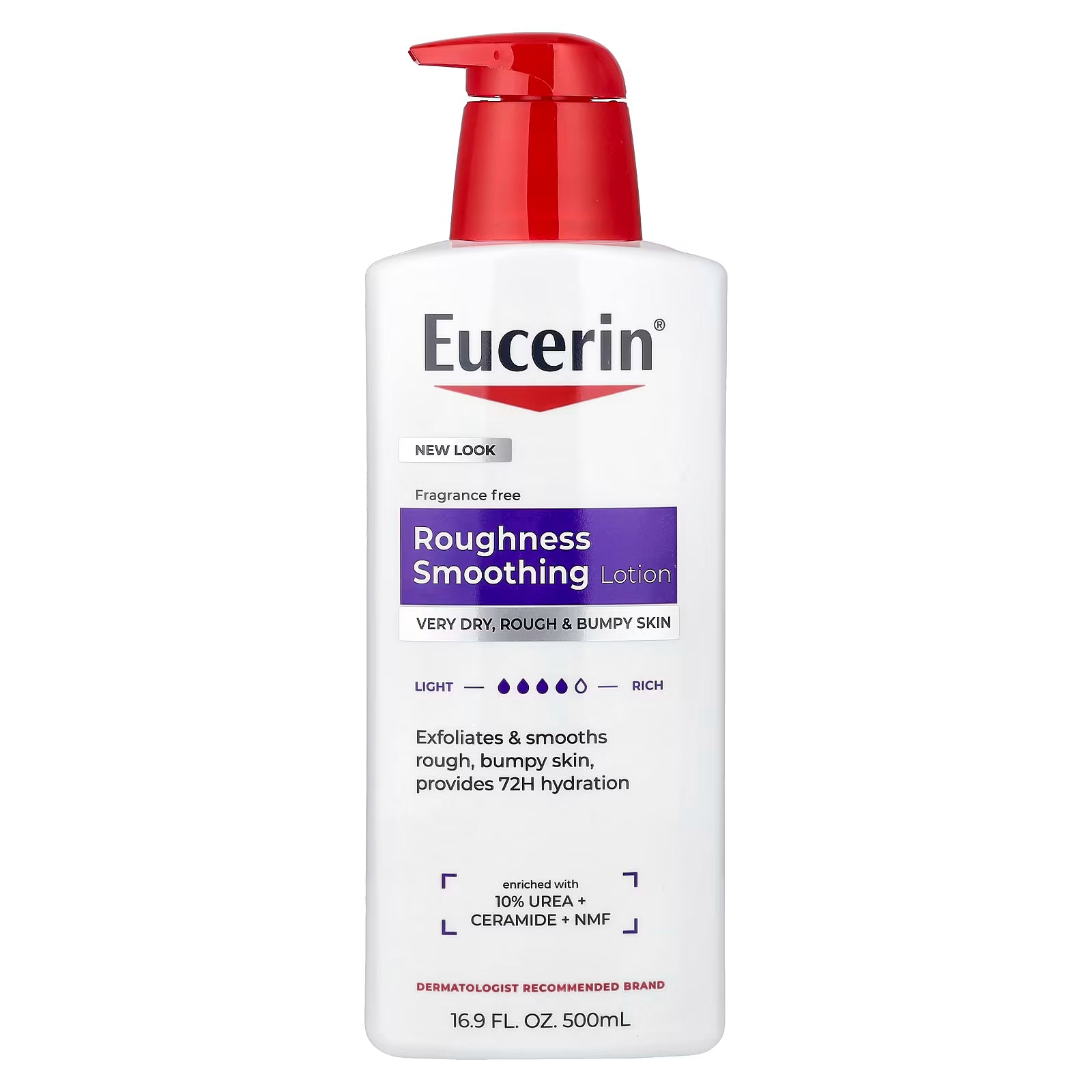 Eucerin, لوشن تنعيم البشرة الخشنة، 500 مل