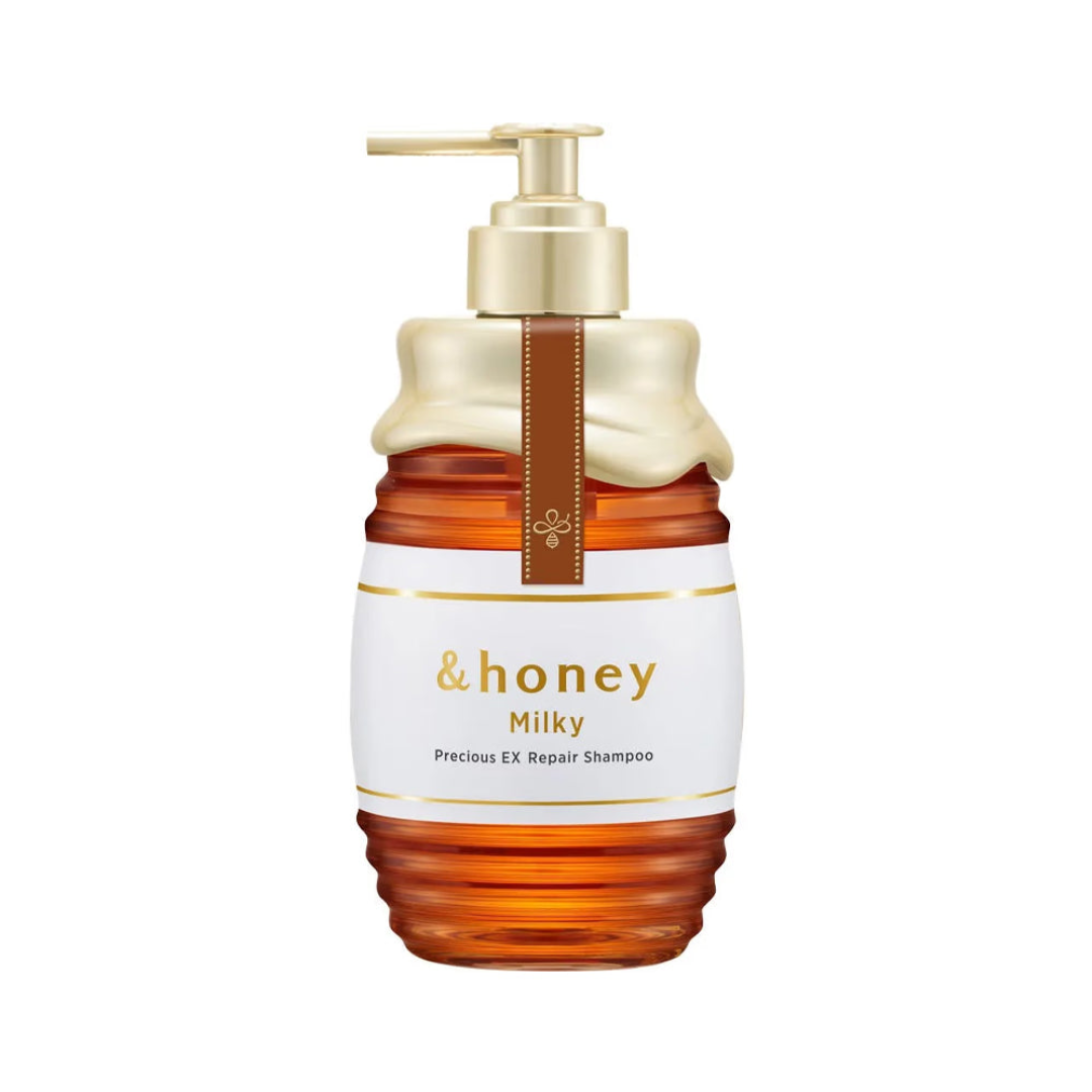 &honey, شامبو ميلكي بريشيس إكس لإصلاح الشعر، 500 مل