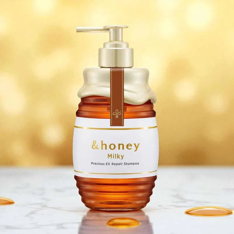 &honey, شامبو ميلكي بريشيس إكس لإصلاح الشعر، 500 مل