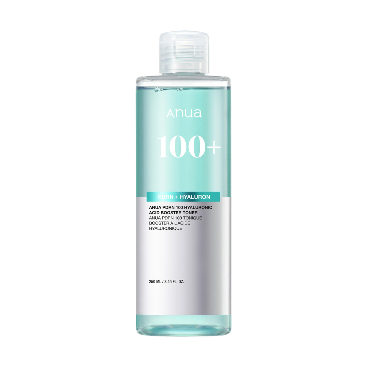 Anua PDRN 100 Hyaluronic Acid Booster Toner on a white background
