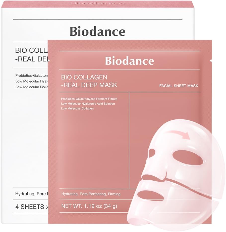 Biodance Bio Collagen Real Deep Mask packaging on a white background