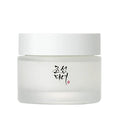 A Beauty Of Joseon Dynasty Cream with a white lid, featuring black Korean calligraphy and a small red seal on the front, set against a plain white background.