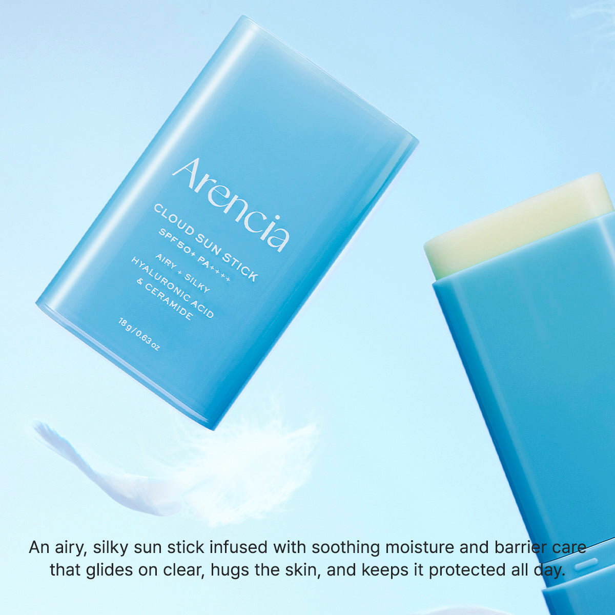 Arencia, Cloud Sun Stick, SPF50+, 18g