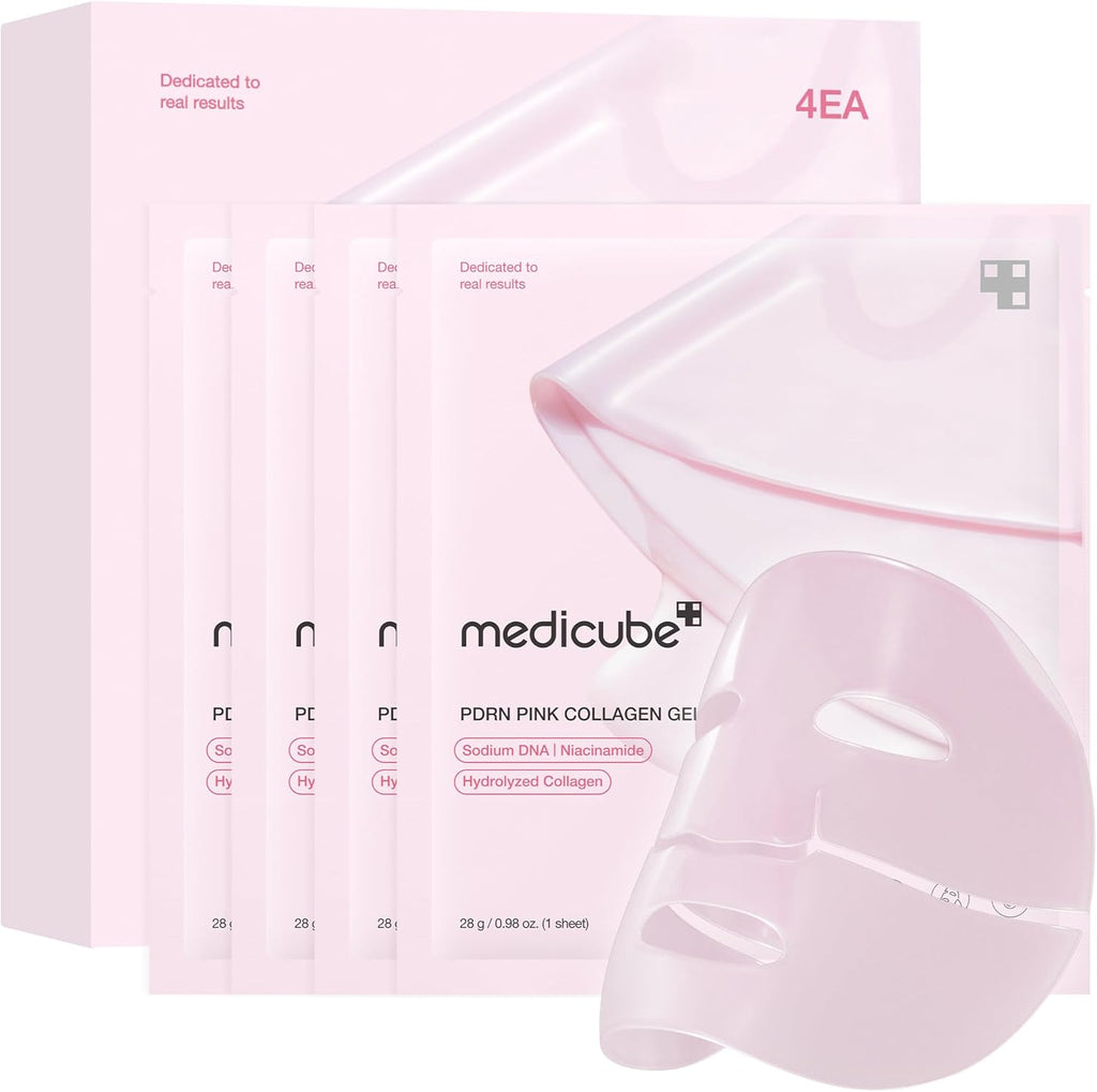Medicube, PDRN Pink Collagen Gel Mask, 28g x 4ea