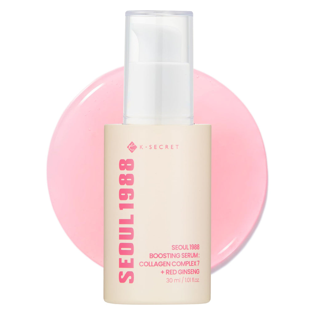 K - SECRET, Seoul 1988 Boosting Serum, Collagen Complex 7+ Red Gingseng, 30ml