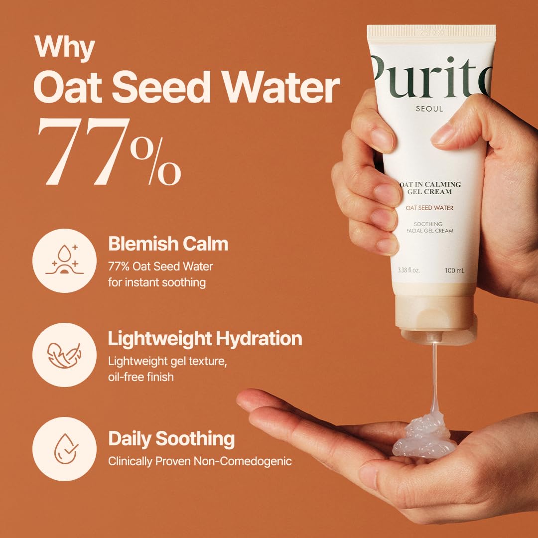 Purito, Oat In Calming Gel Cream, 100ml