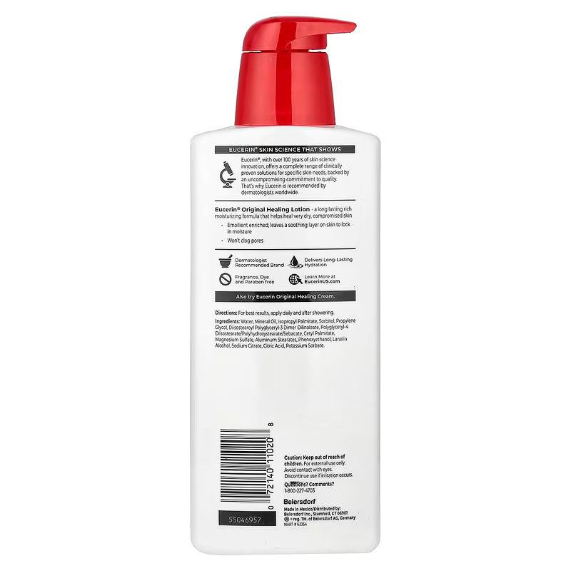 Eucerin, Original Healing Lotion, 500ml