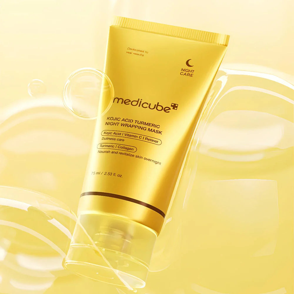 Medicube, Kojic Acid Turmeric Night Wrapping Mask, 75ml