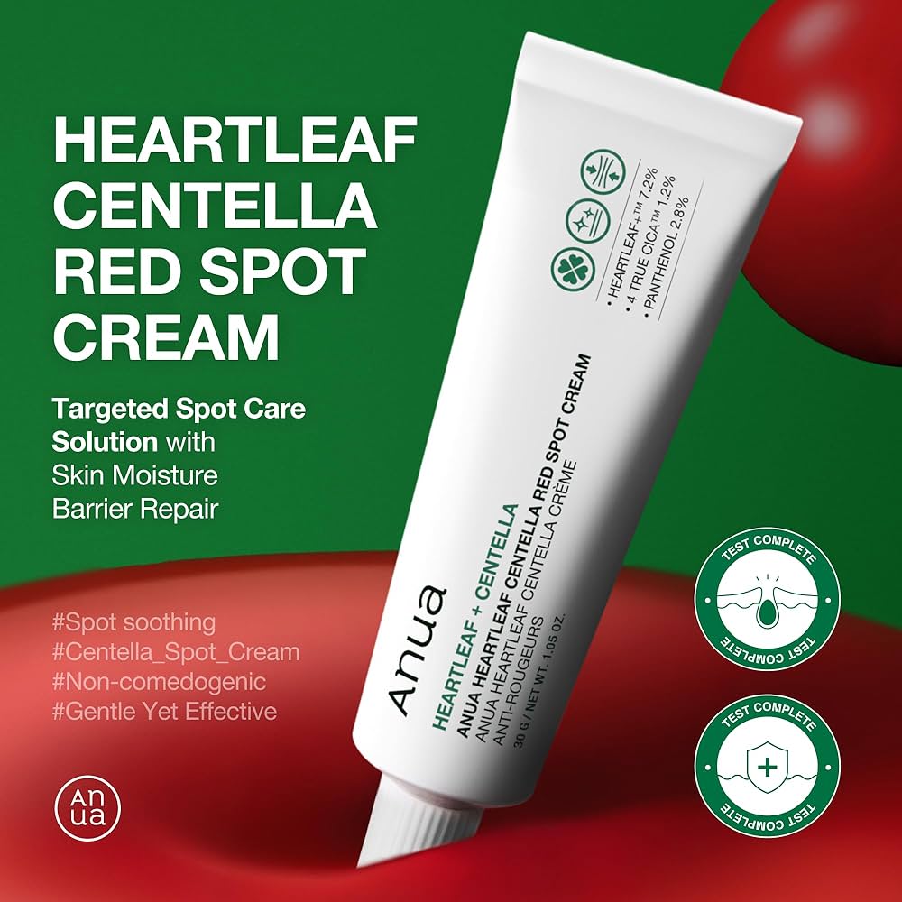 Anua, Heartleaf Centella Red Spot Cream, 30g