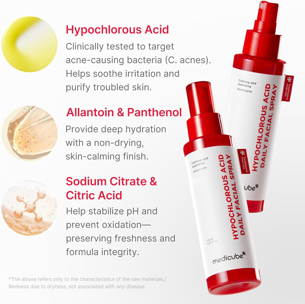 Medicube, Hypochlorous Acid, Daily Facial Spray, 50ml