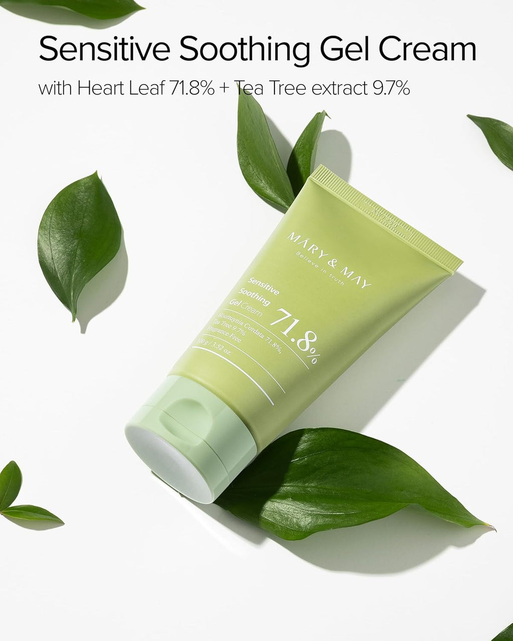 Mary & May, Sensitive Soothing Gel Cream, 100g