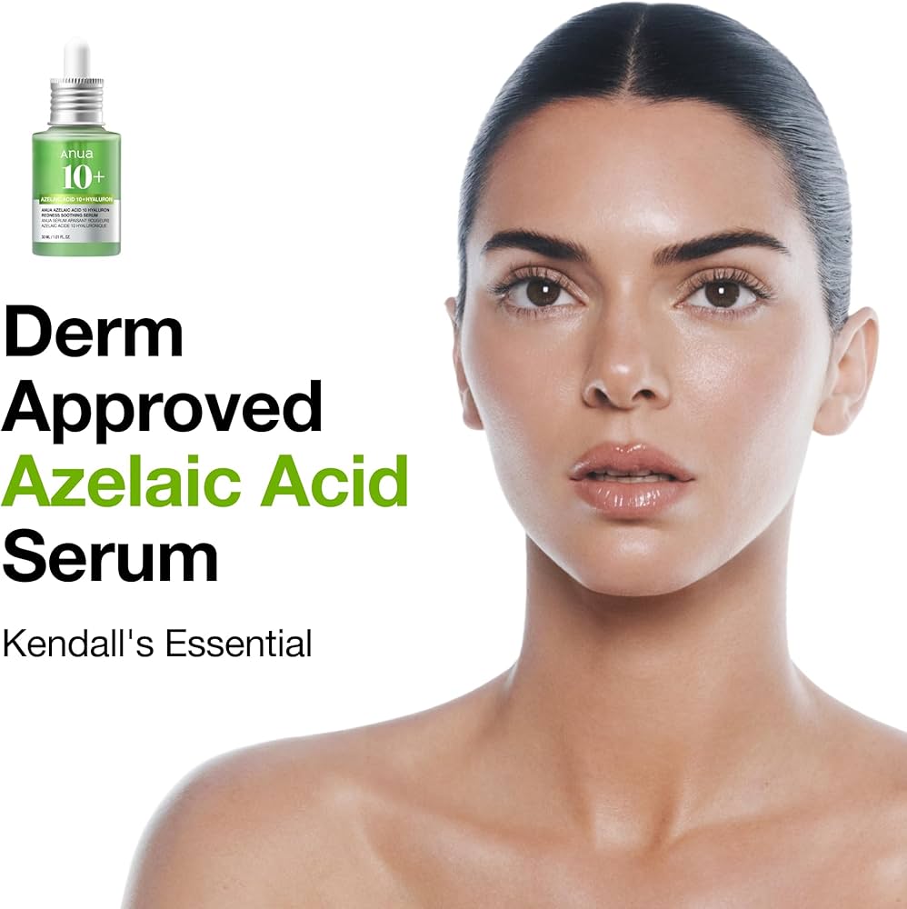 Anua, Azelaic Acid 10 Hyaluron Redness Soothing Serum, 30ml
