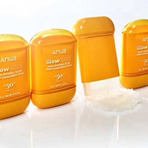 Anua Invisible Glow Finish Sunscreen Stick on a white background