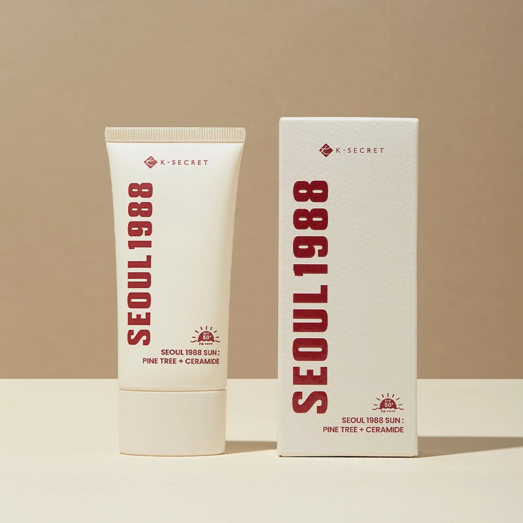 K-SECRET, Seoul 1988 Pine Tree + Ceramide Sunscreen, 50ml