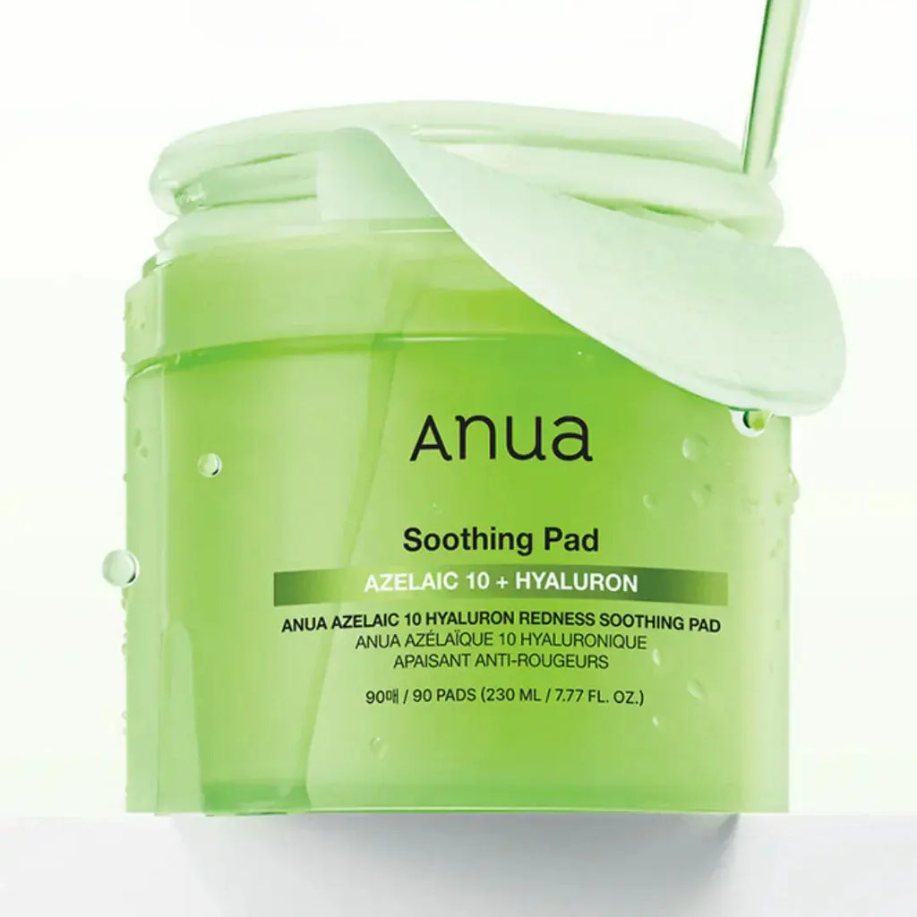 Anua, Azelaic 10 Hyaluron Redness Soothing Pad, 90 Pads