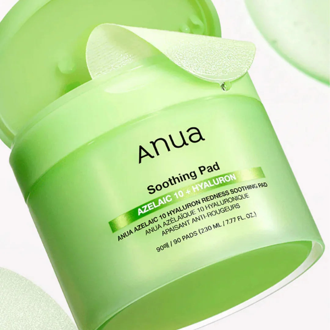 Anua, Azelaic 10 Hyaluron Redness Soothing Pad, 90 Pads