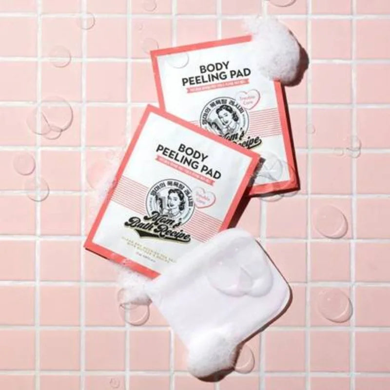 Mom's Bath Recipe, Body Peeling Pad, Trouble Care, 8 Sheets