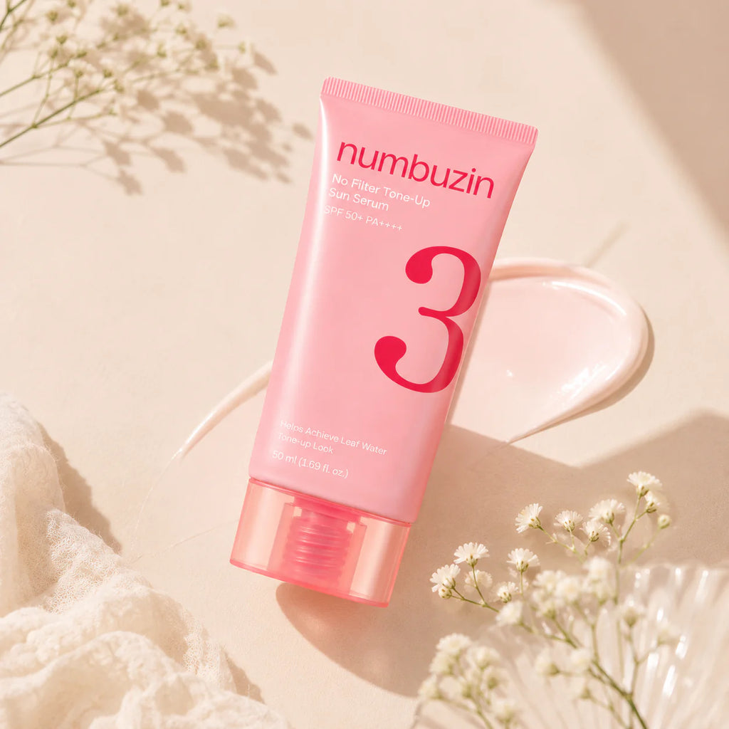 Numbuzin, No Filter Tone-Up Sun Serum 02 Glow, SPF50+, 50ml