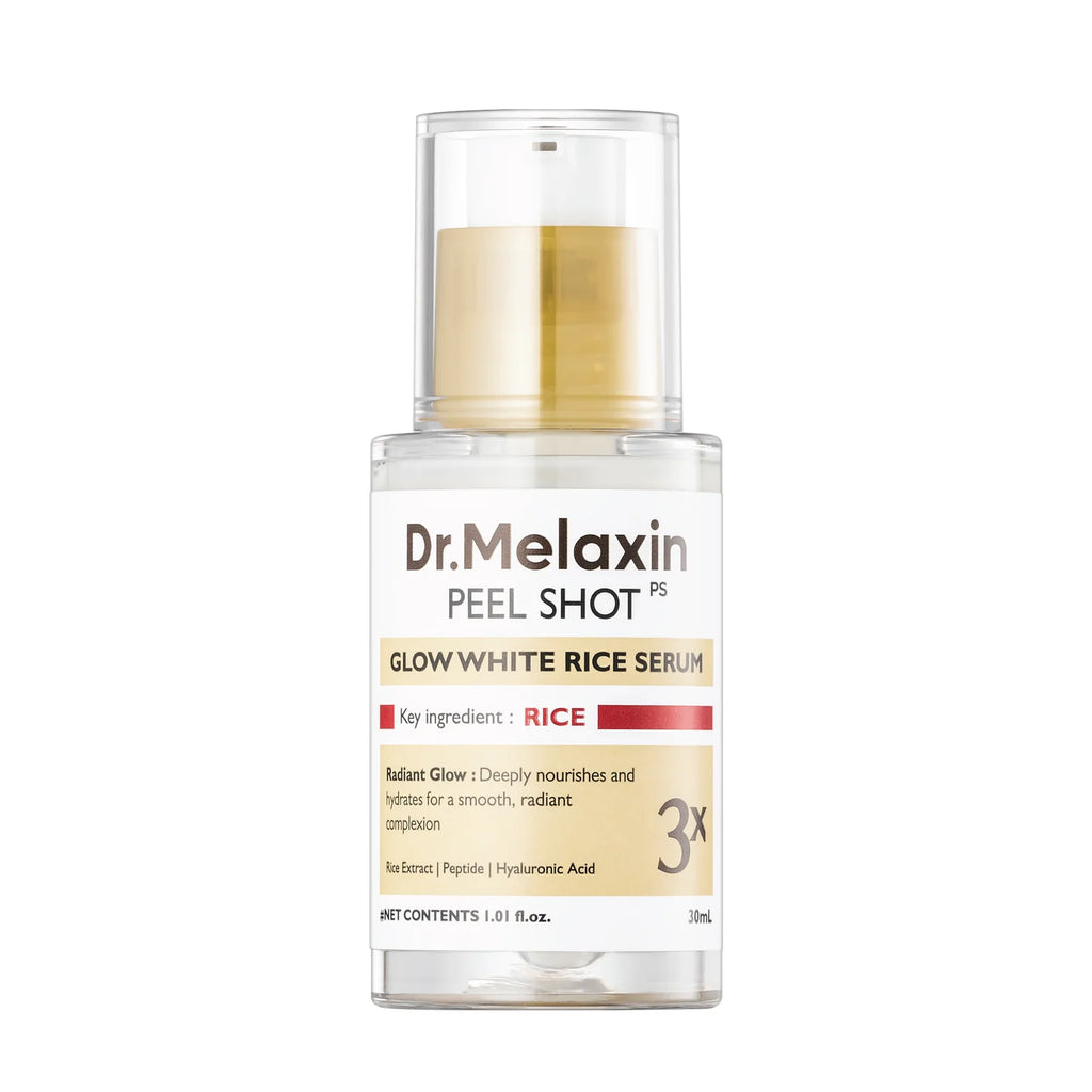 Dr.Melaxin, Peel Shot Glow White Rice Serum, 30ml