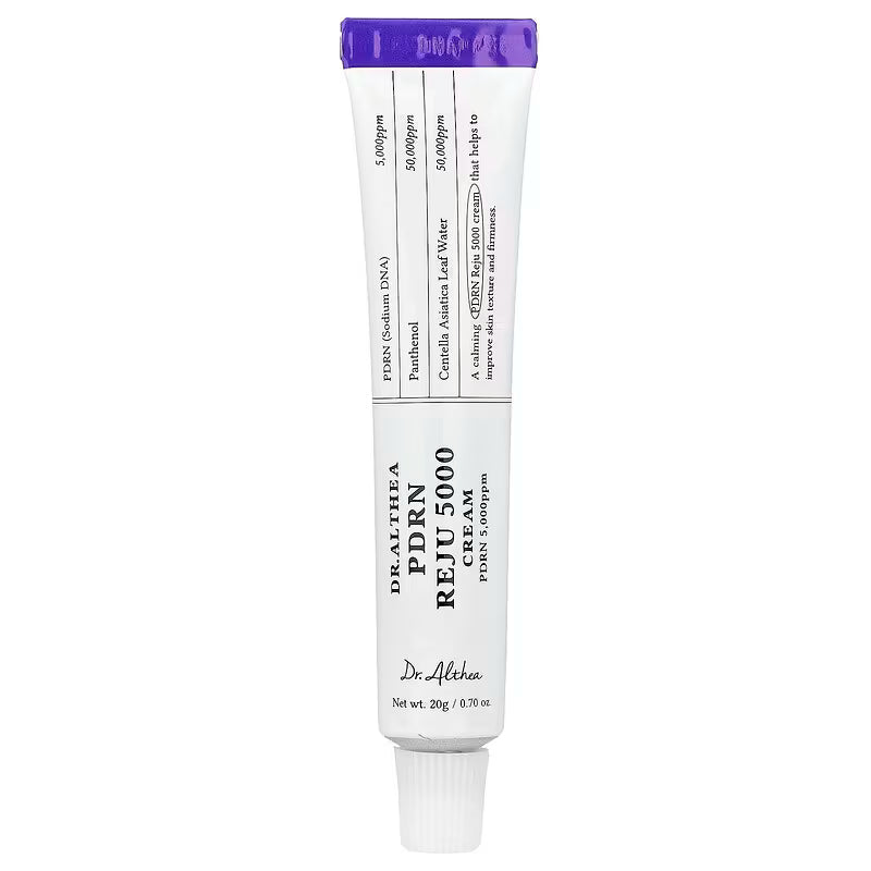 Dr. Aethon PDRN REJUV 5000 cream tube on a white background
