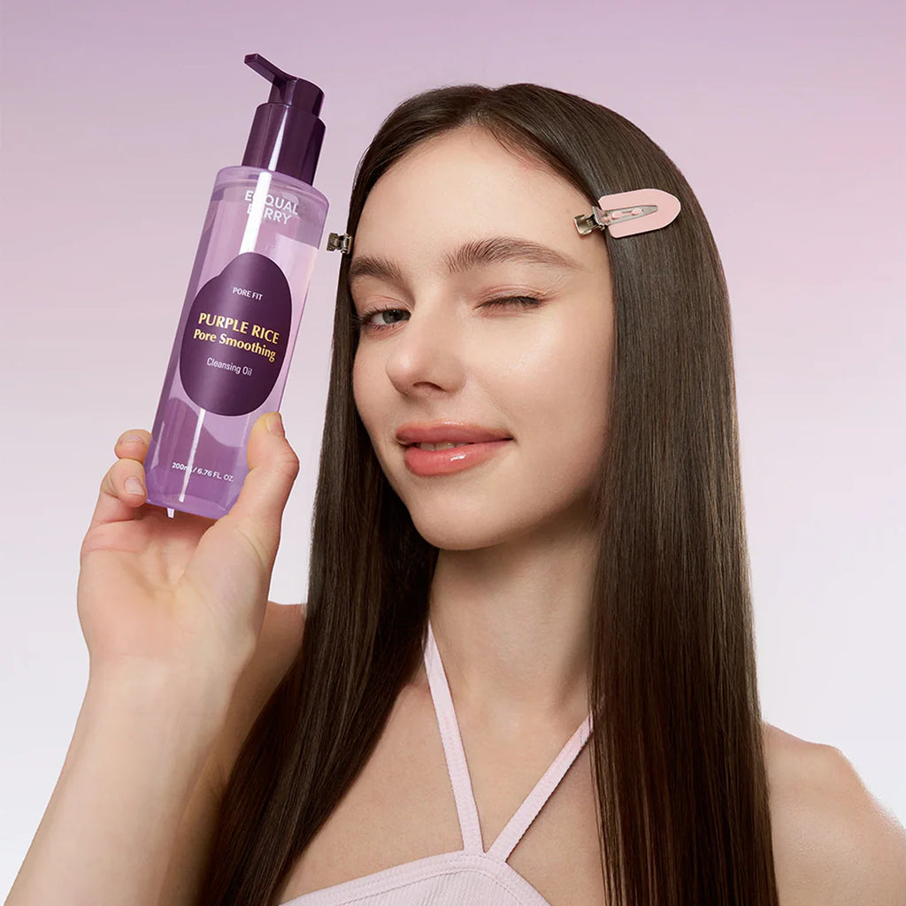 EQQUALBERRY, Purple Rice Pore Smoothing, Cleansing Oil , 200 ml