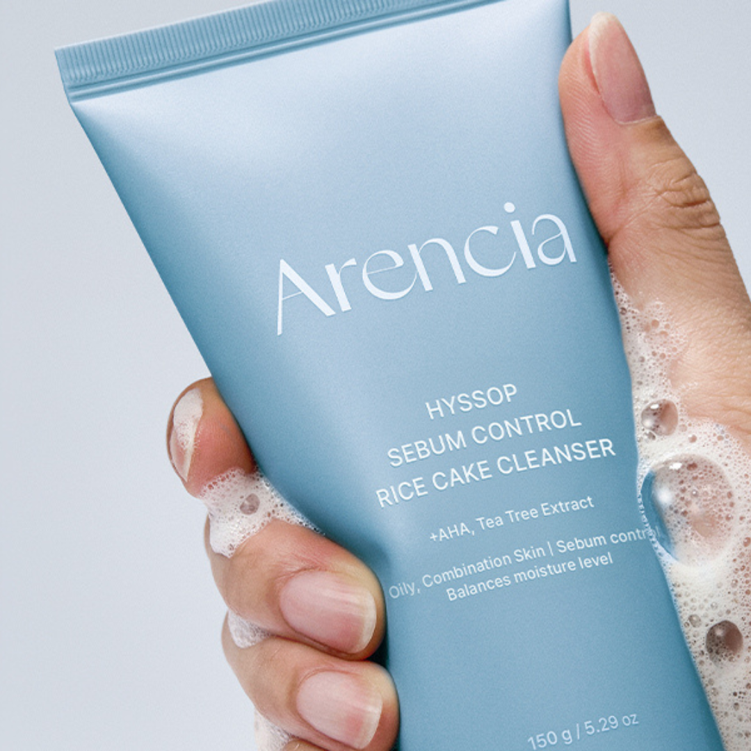 Arencia, Hyssop Sebum Control Rice Cake Cleanser, 150g