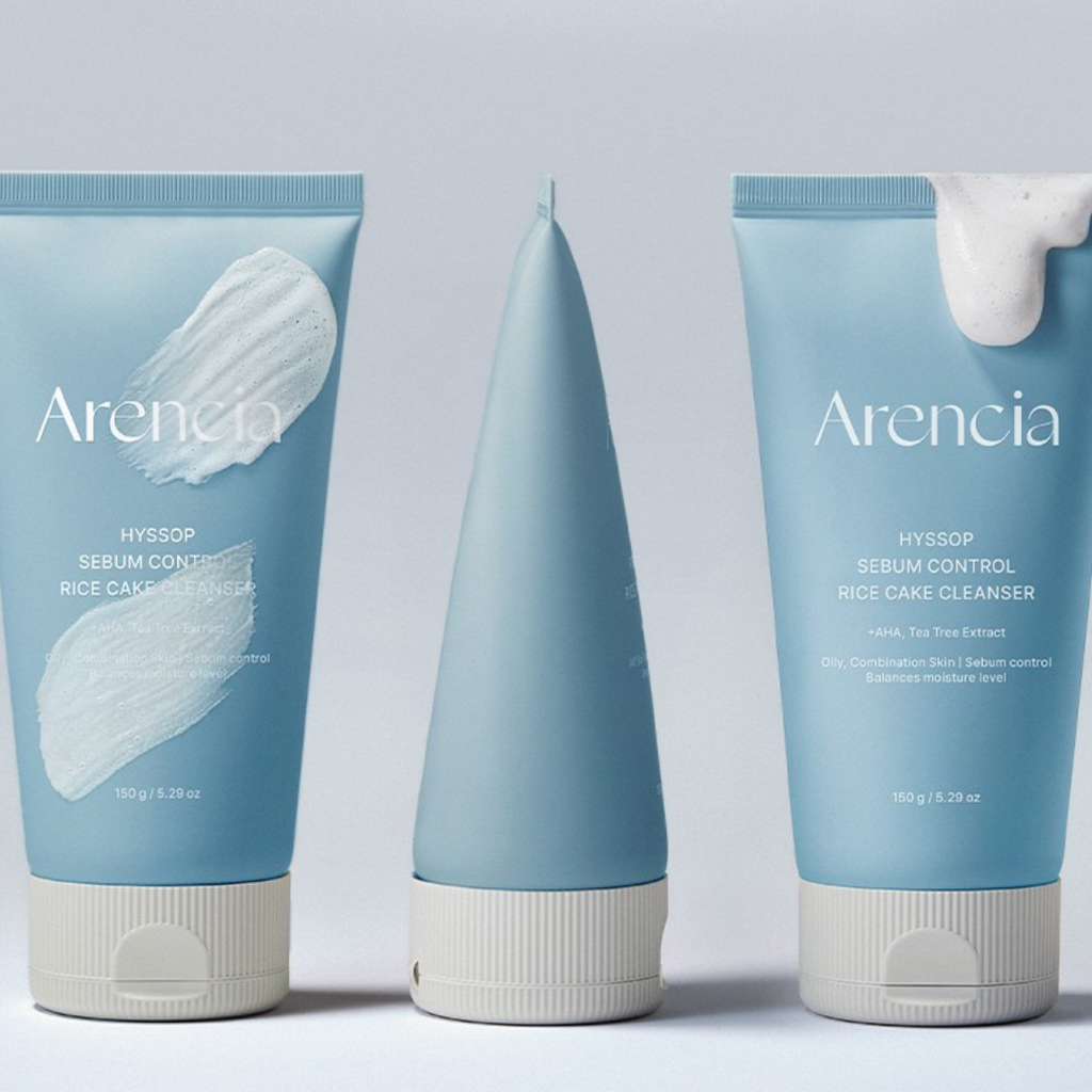 Arencia, Hyssop Sebum Control Rice Cake Cleanser, 150g